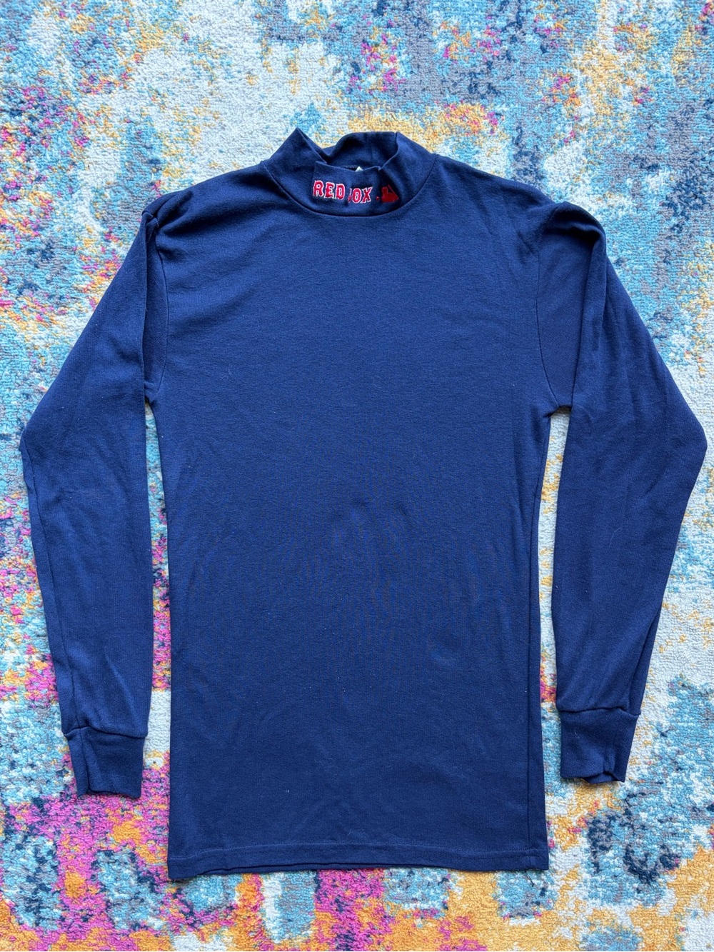 Y2K Boston Red Sox Long Sleeve mock neck